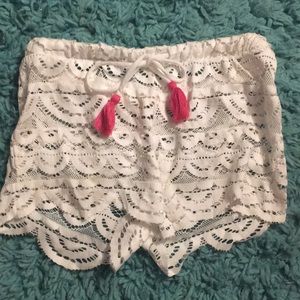 White Mesh Coverup